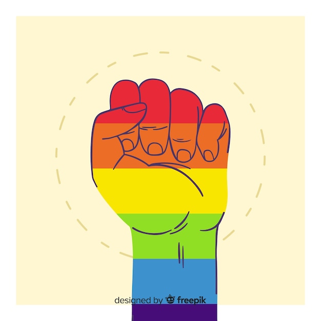 Concepto del día del orgullo lgbt