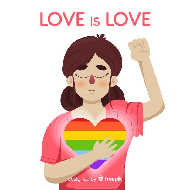 Concepto del día del orgullo lgbt