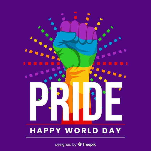 Concepto del día del orgullo lgbt