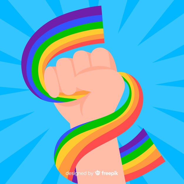Concepto del día del orgullo lgbt
