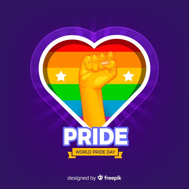 Concepto del día del orgullo lgbt