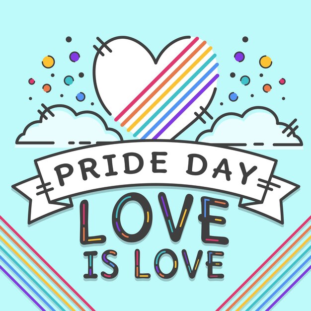 Concepto del día del orgullo