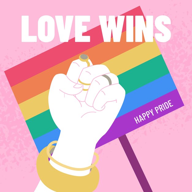 Concepto del día del orgullo