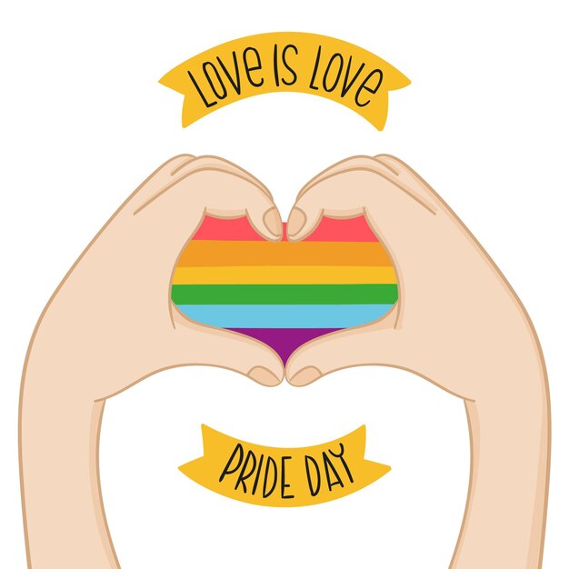 El concepto del día del orgullo