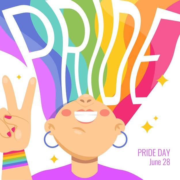 Concepto del día del orgullo