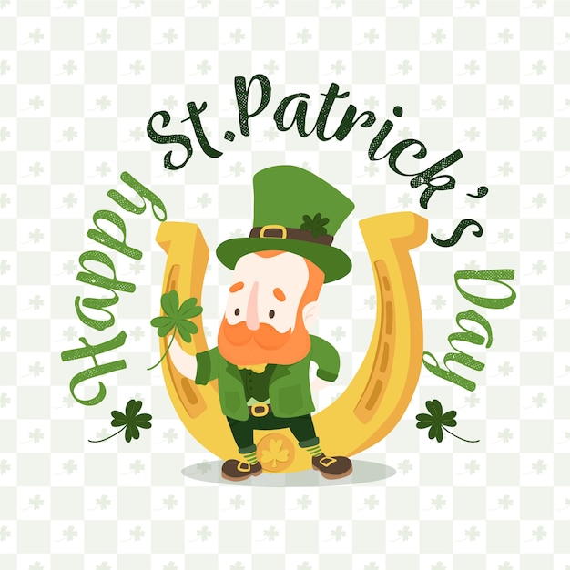 Vector gratuito concepto de día de san patricio de diseño plano