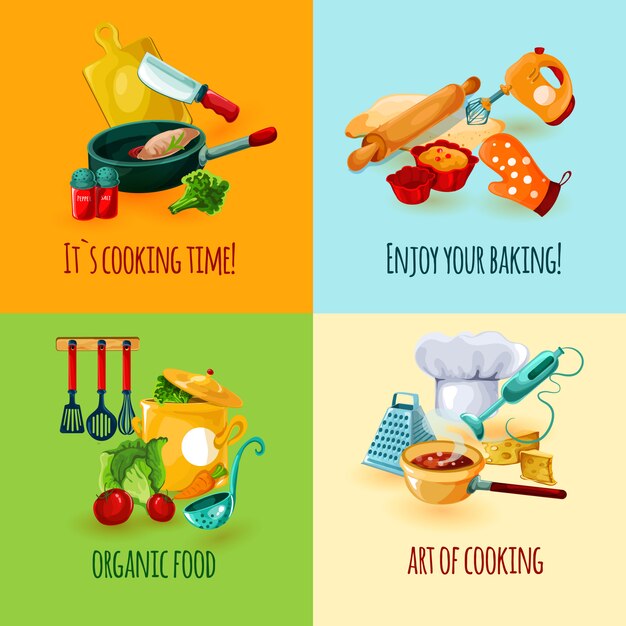 Concepto de diseño de cocina