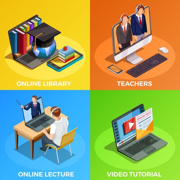 Concepto de diseño de educación a distancia