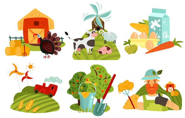 Concepto de diseño de granja