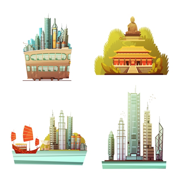 Concepto de diseño de Hong Kong