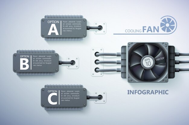 Concepto de diseño infográfico