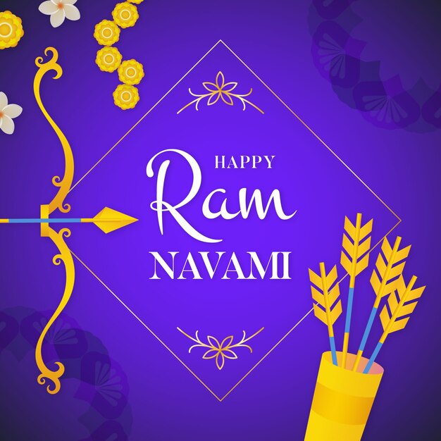 Concepto de diseño plano ram navami