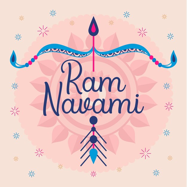 Concepto de diseño plano ram navami