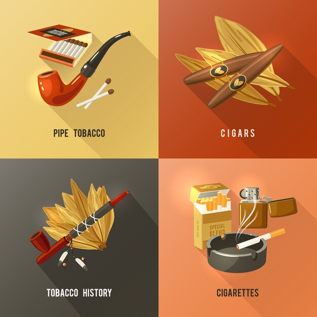 Concepto de diseño del tabaco