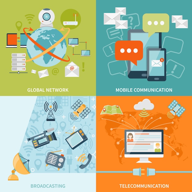 Concepto de diseño de telecomunicaciones