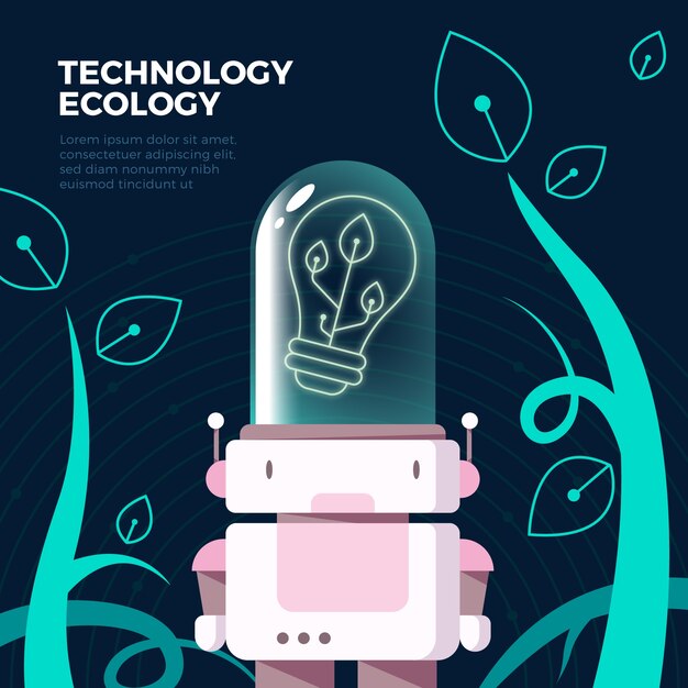 Concepto de ecología tecnológica