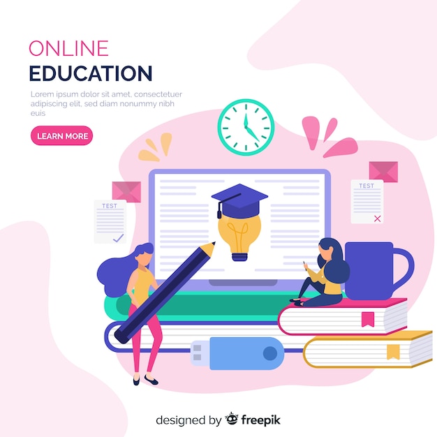 Concepto de educación en línea