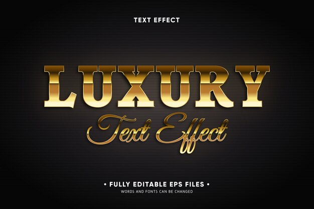 Concepto de efecto de texto