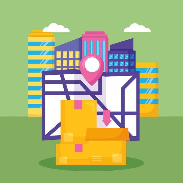 Vector gratuito concepto de entrega rápida
