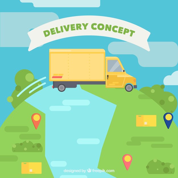 Concepto de entrega
