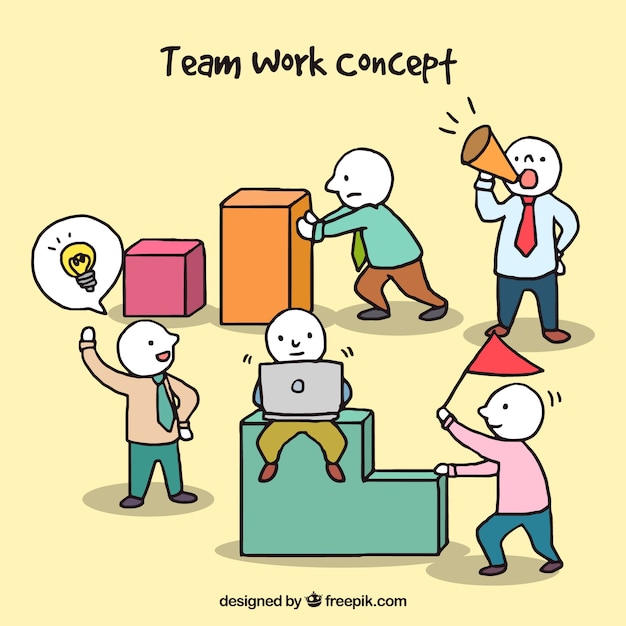 Concepto equipo de trabajo