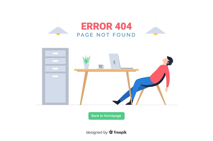 Vector gratuito concepto de error para landing page