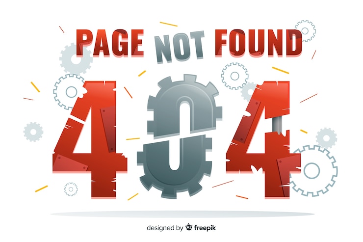 Vector gratuito concepto de error para landing page
