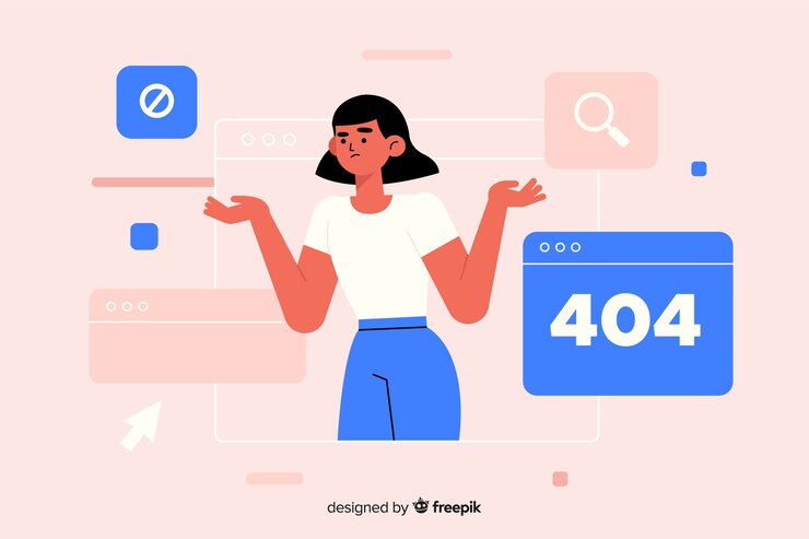 Vector gratuito concepto de fallo técnico para landing page