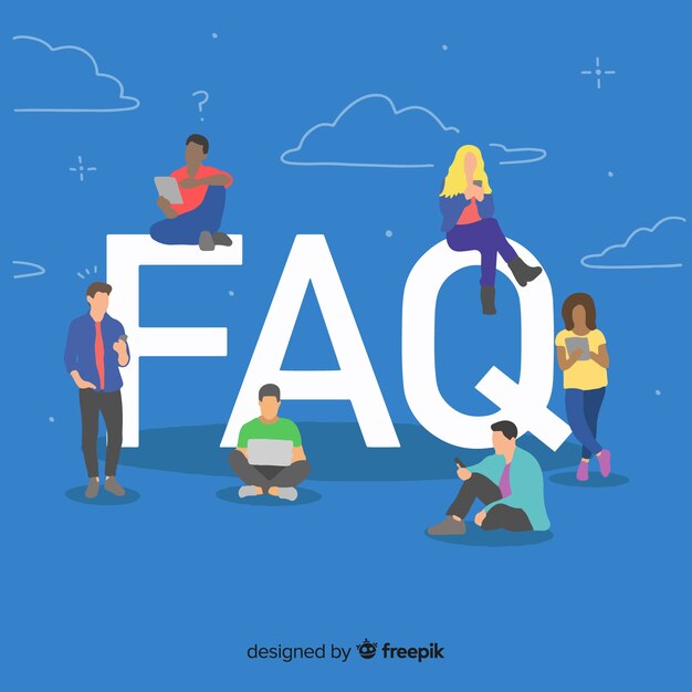 Concepto de faq