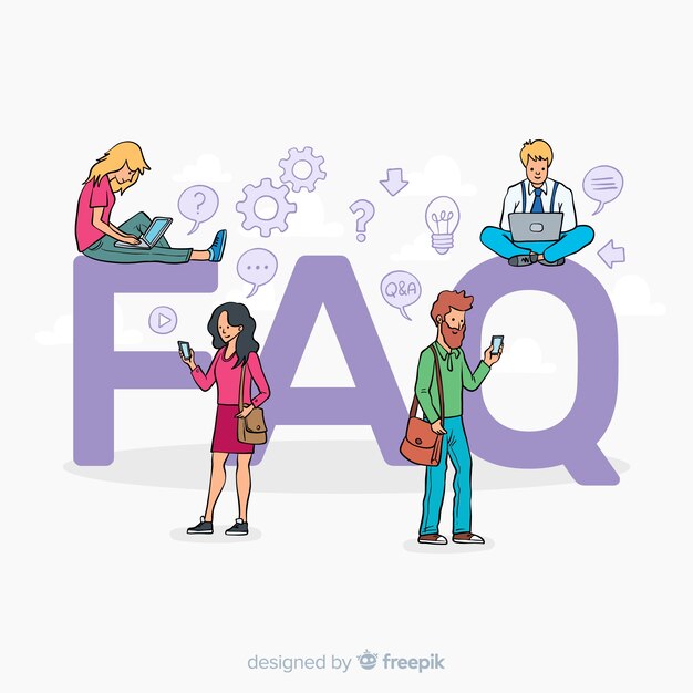Concepto de faq
