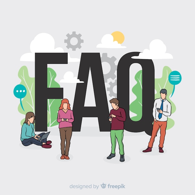 Concepto de faq