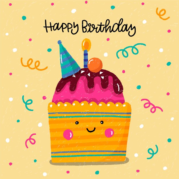 Concepto de feliz cumpleaños para niños