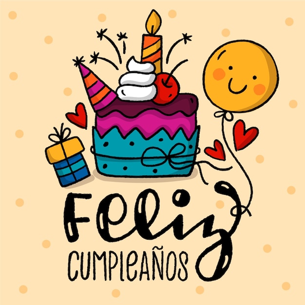 Concepto de feliz cumpleaños