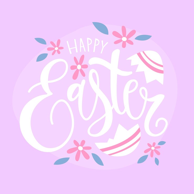 Vector gratuito concepto de feliz día de pascua dibujado a mano