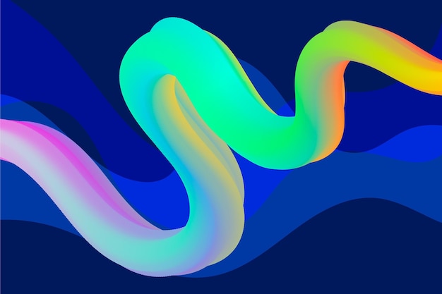 Concepto de flujo de color de fondo