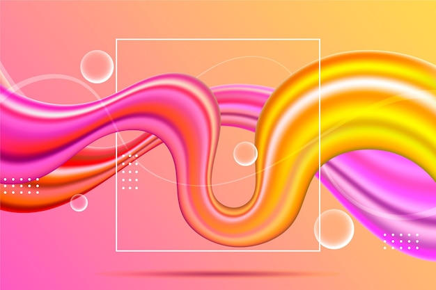 Concepto de flujo de color de fondo