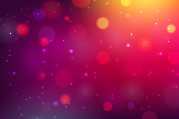 Vector gratuito concepto de fondo bokeh borrosa