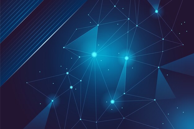Concepto de fondo brillante futurista