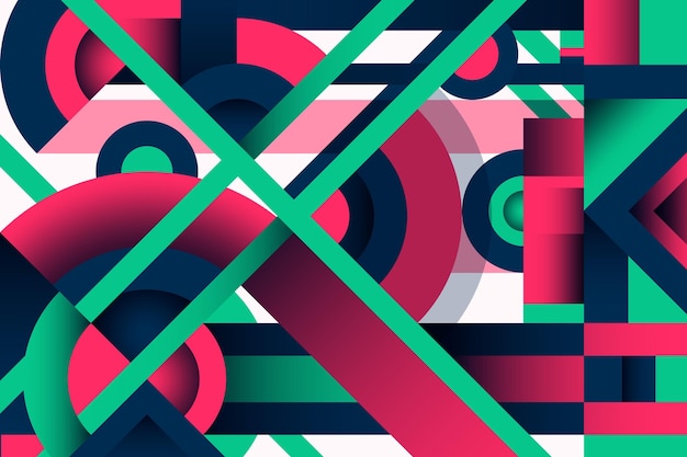 Concepto de fondo geométrico degradado