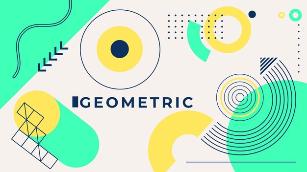 Concepto de fondo geométrico
