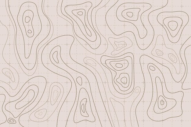 Concepto de fondo del mapa topográfico