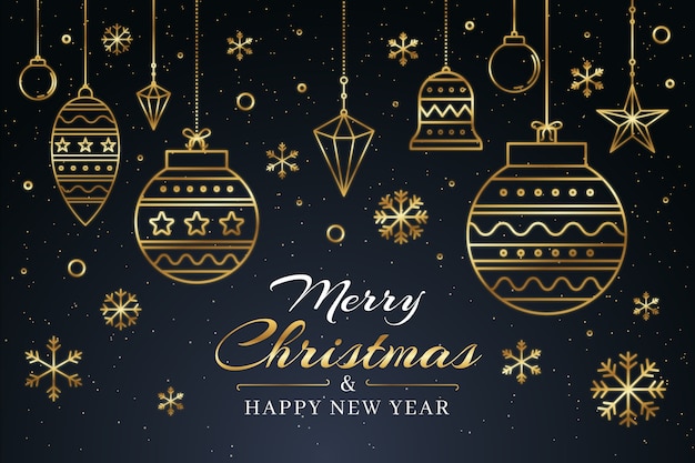 Concepto de fondo navideño en estilo esquema