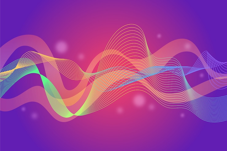 Vector gratuito concepto de fondo ondulado