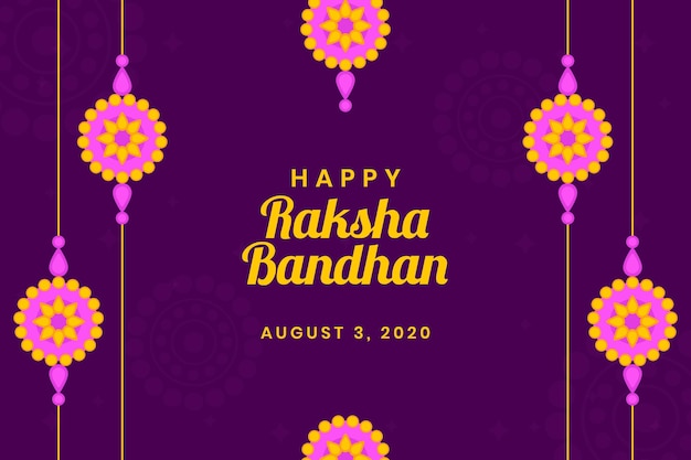 Concepto de fondo de Raksha Bandhan