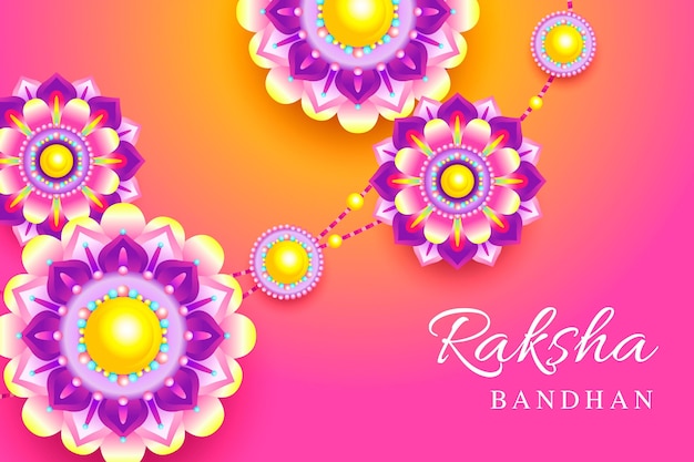 Concepto de fondo de Raksha Bandhan