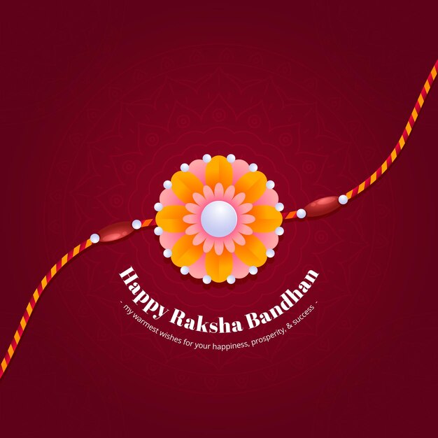 Concepto de fondo de Raksha Bandhan