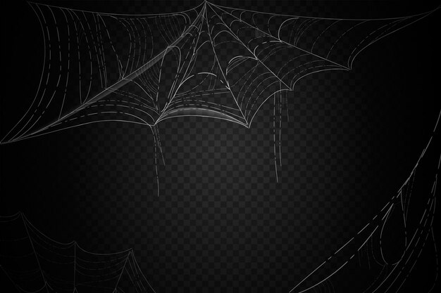 Concepto de fondo de telaraña de Halloween