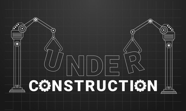 Concepto de gancho para colgar en construcción
