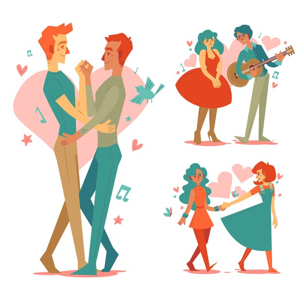 Concepto de gente encantadora hermosa