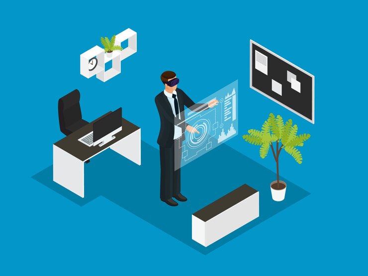 Vector gratuito concepto de gente de negocios isométrica